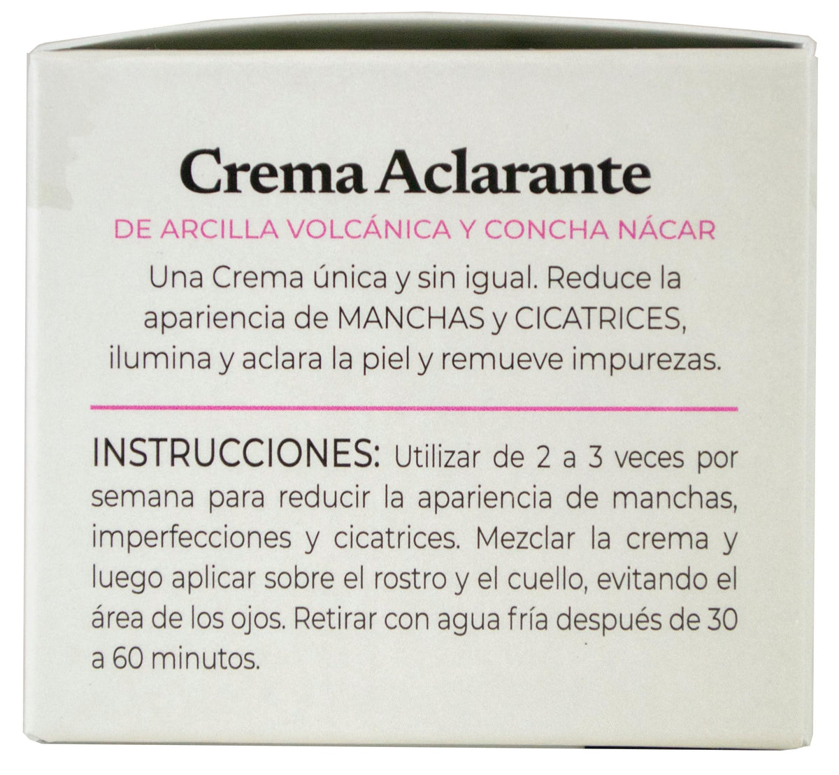 Concha Nacar volcanic clay close-up highlighting detoxifying mineral benefits