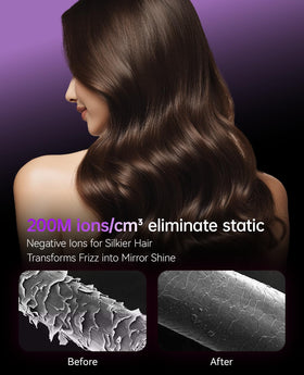 CONFU concentrator nozzle closeup for precise styling and smoothing