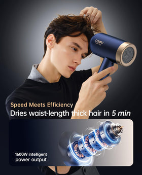 CONFU diffuser attachment closeup enhancing curls and natural texture
