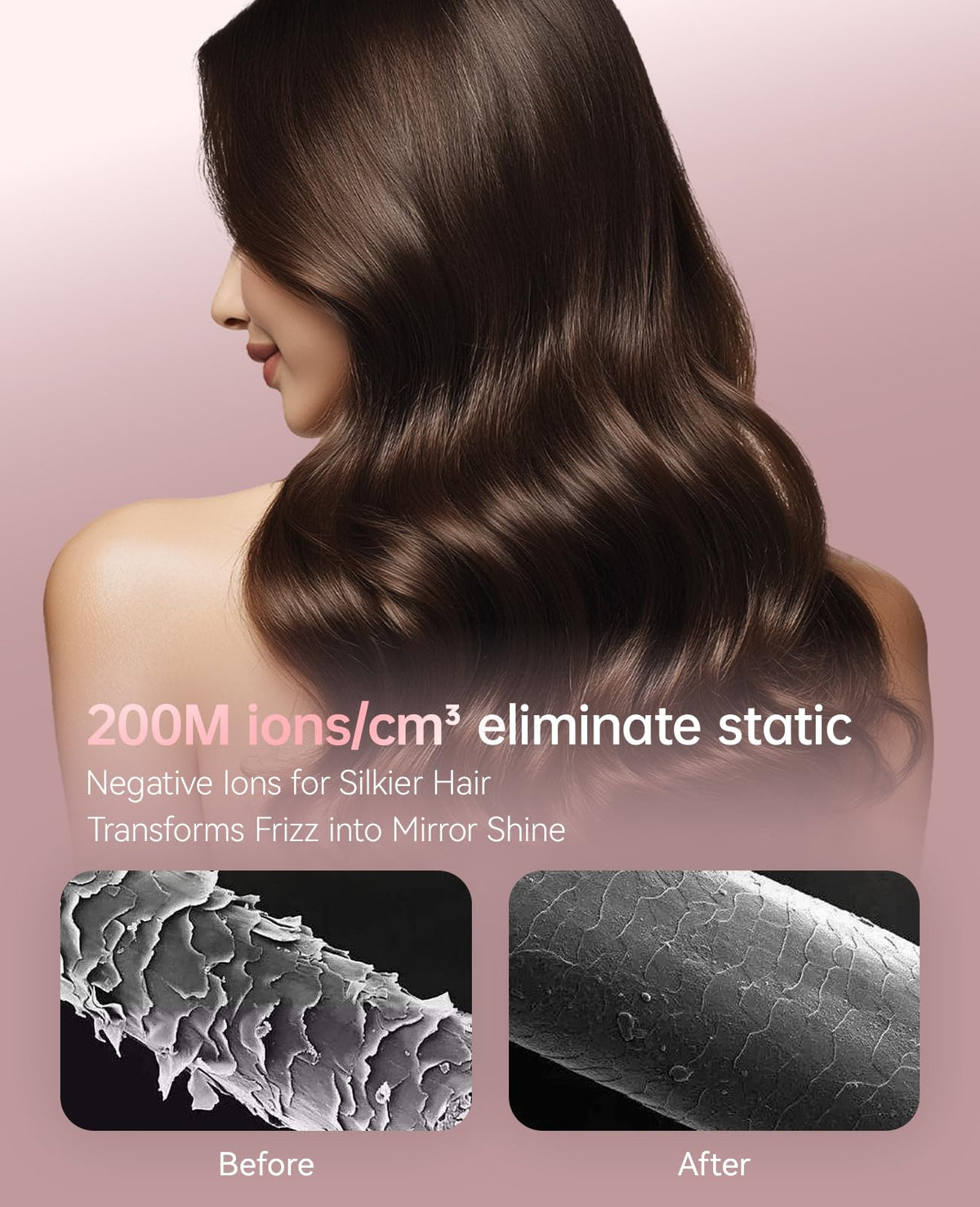 CONFU hair dryer concentrator nozzle directing airflow for precise styling