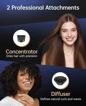 CONFU dryer on bathroom counter in lifestyle scene for everyday styling convenience