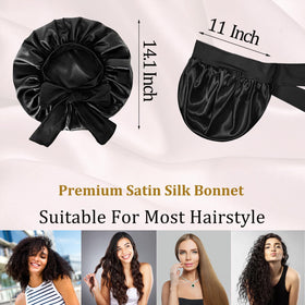 Confvrter close-up satin texture that reduces friction and frizz
