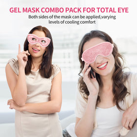 CONSGIJI close-up of gel beads inside mask highlighting flexible cooling comfort