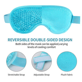 CONSGIJI gel eye mask chilling in refrigerator for quick cold relief