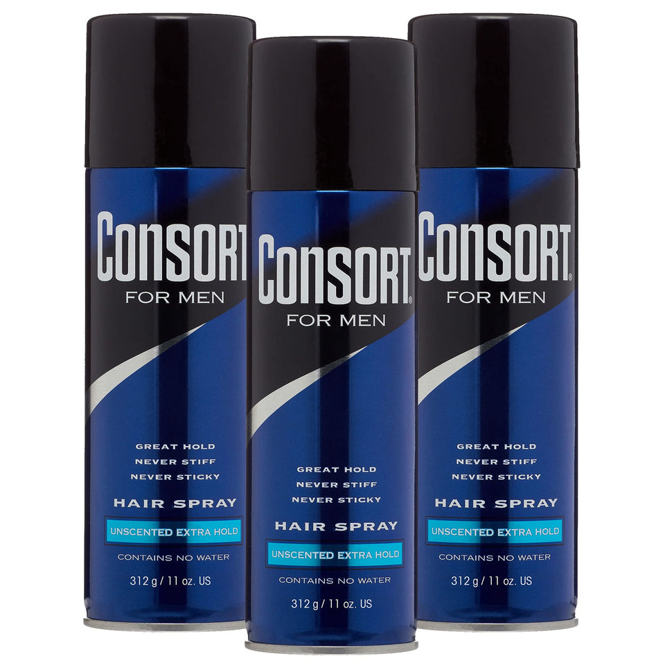 Consort front packaging showing product name and extra hold benefits