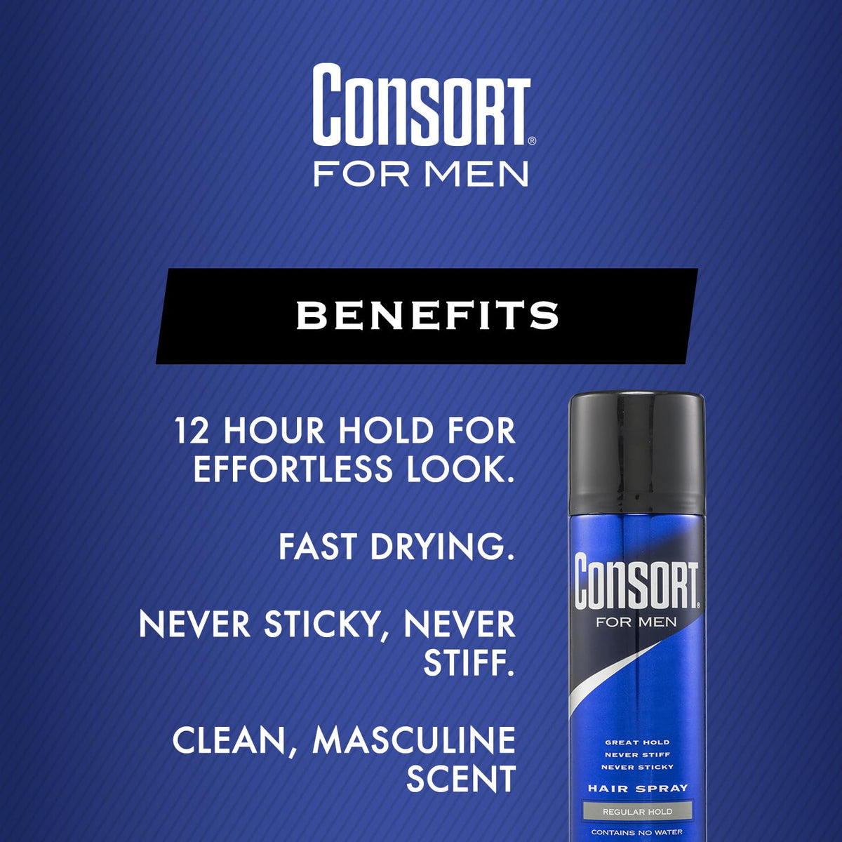 Consort fine mist texture highlighting even coverage and light finish