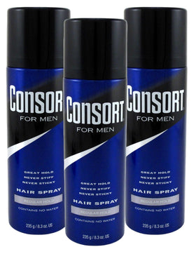 Consort styling in use on hair showing natural hold and movement