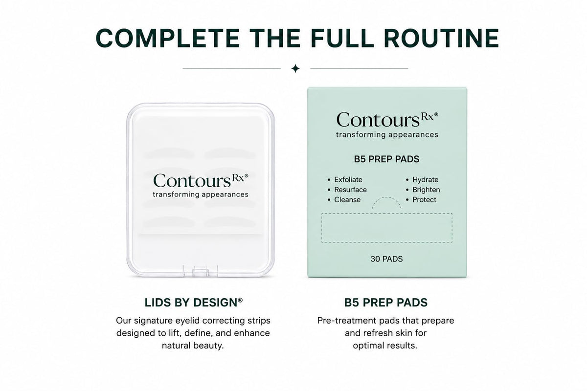 Contours Rx size comparison showing four widths for personalized lift