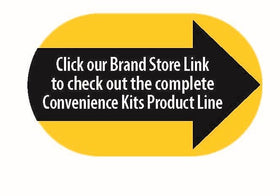 Convenience Kits International close-up of Dove Men & Care 2-in-1 bottle highlighting travel-size convenience
