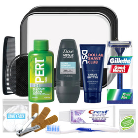 Convenience Kits International front view zippered bag showing organized travel essentials for easy packing