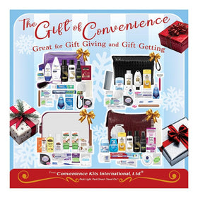 Convenience Kits International close-up of Palmer's travel bottles for reliable hair care