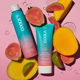 COOLA applied to arm demonstrating even coverage and easy blending