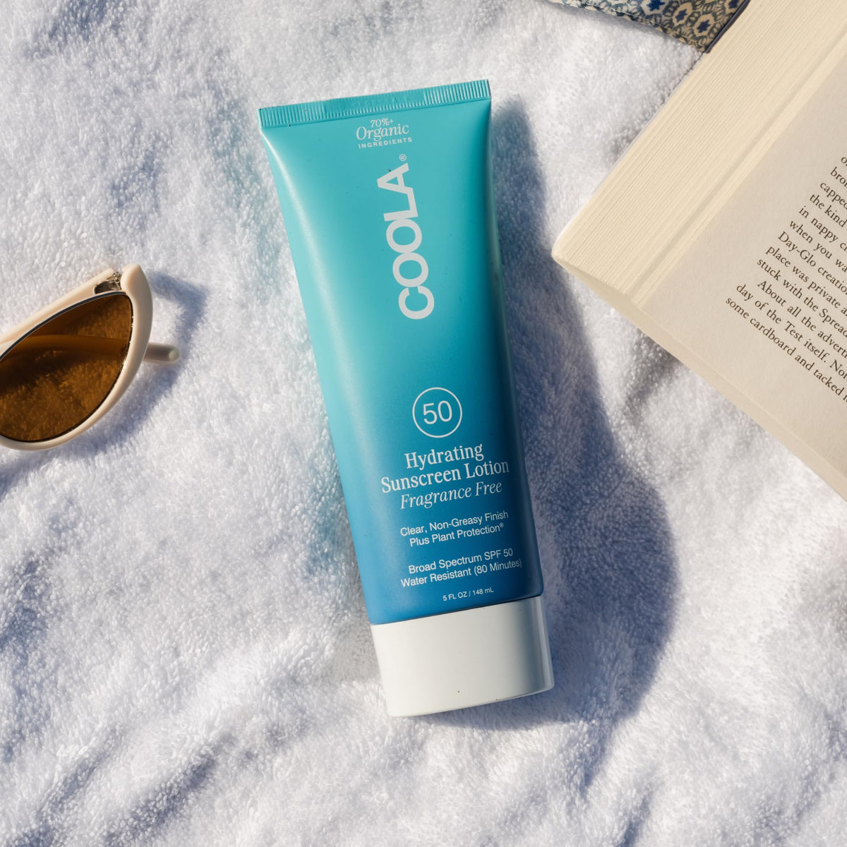 COOLA applied on arm demonstrating even coverage and quick absorption benefit