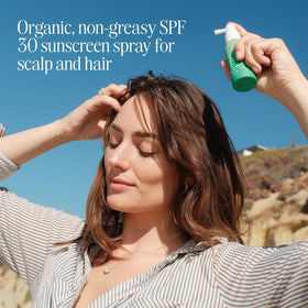 COOLA mist texture closeup demonstrating lightweight spray