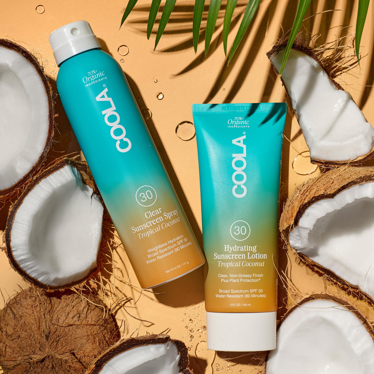 COOLA family applying spray outdoors showing quick, even coverage benefit