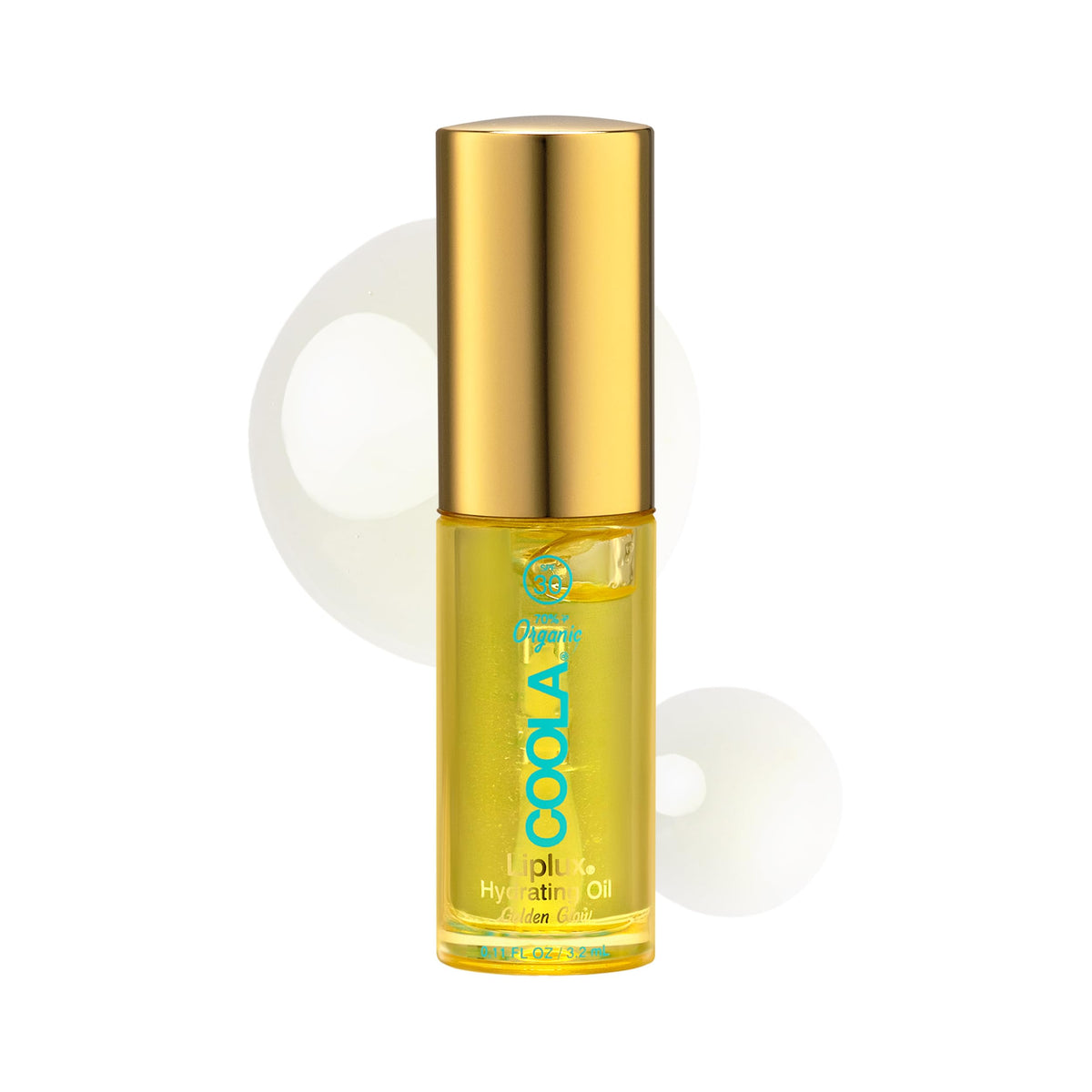 COOLA front packaging showing lip oil tube and SPF label for daily protection