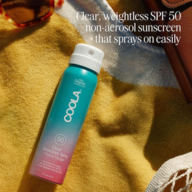 COOLA being applied to forearm highlighting fast absorption and smooth protection