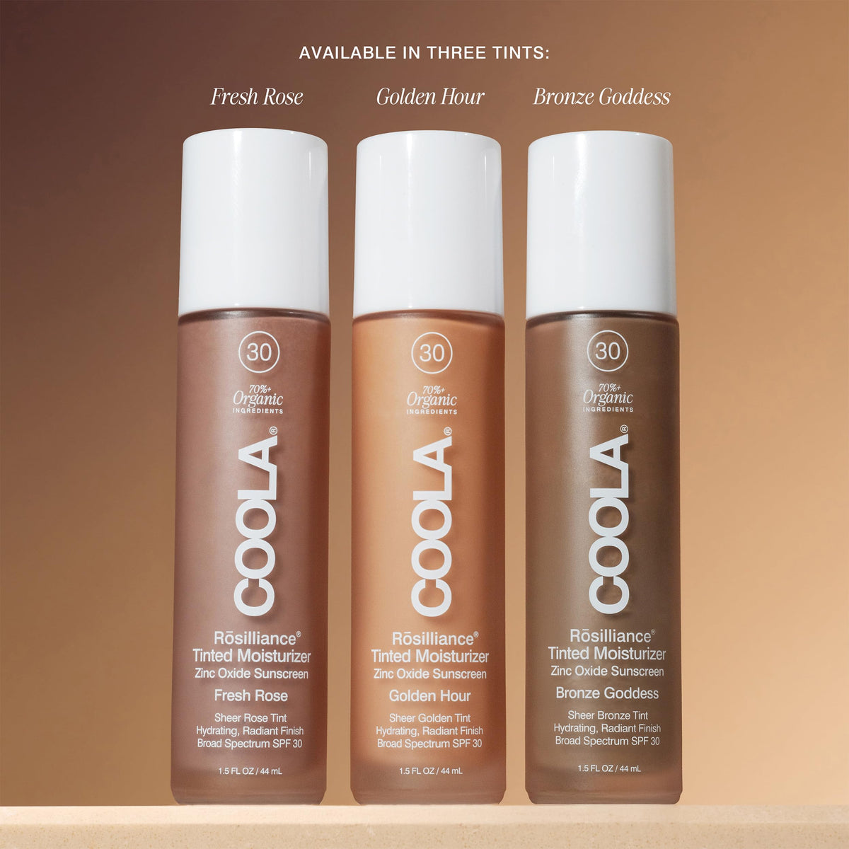 COOLA texture close-up of Rosilliance BB Cream demonstrating smooth blendability