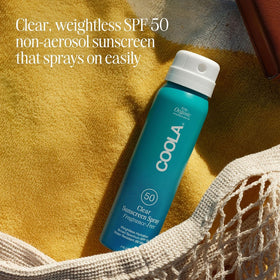 COOLA bottle label listing Plant Protection ingredients and benefits