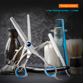 COOLALA hairstylist using scissors in salon showing controlled professional haircut benefit