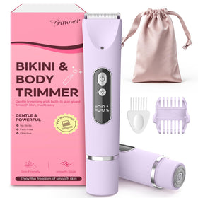 CoolHair front packaging showing the bikini trimmer and included accessories, ideal gift