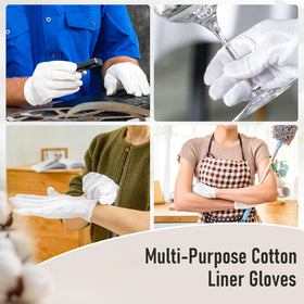 COOLJOB gloves worn under work gloves, adds comfort and sweat absorption