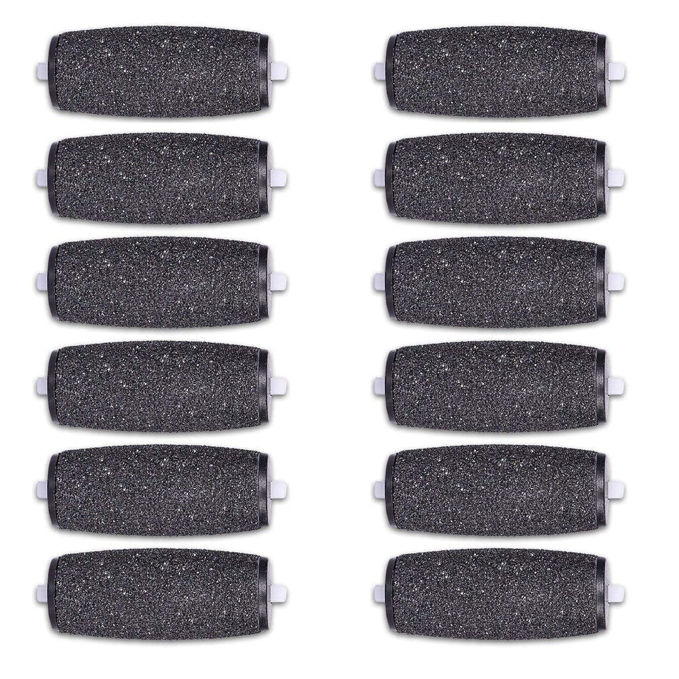 COOMATEC pack of 12 extra-coarse rollers showing packaging and quantity benefit