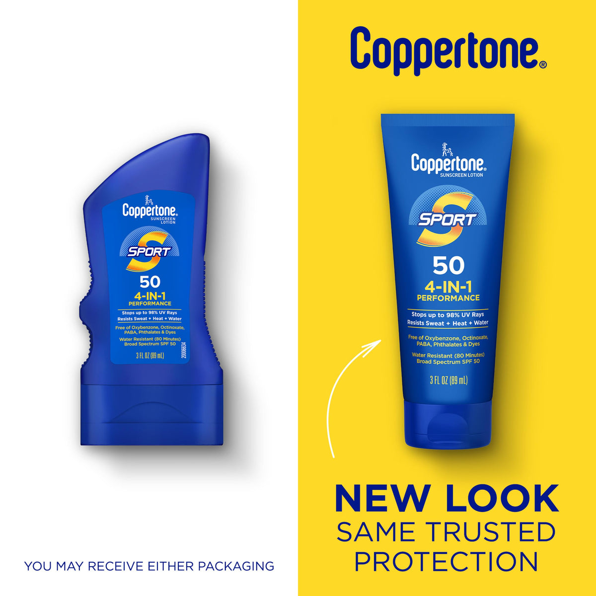 Coppertone lotion close-up texture showing lightweight spreadability benefit