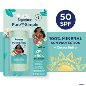 Coppertone stick open showing twist mechanism for mess-free, portable use