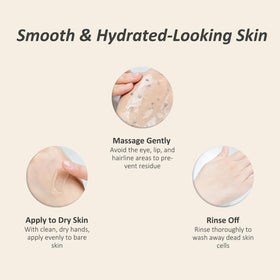 CORACODE post-peel skin looking hydrated and refined for improved makeup finish