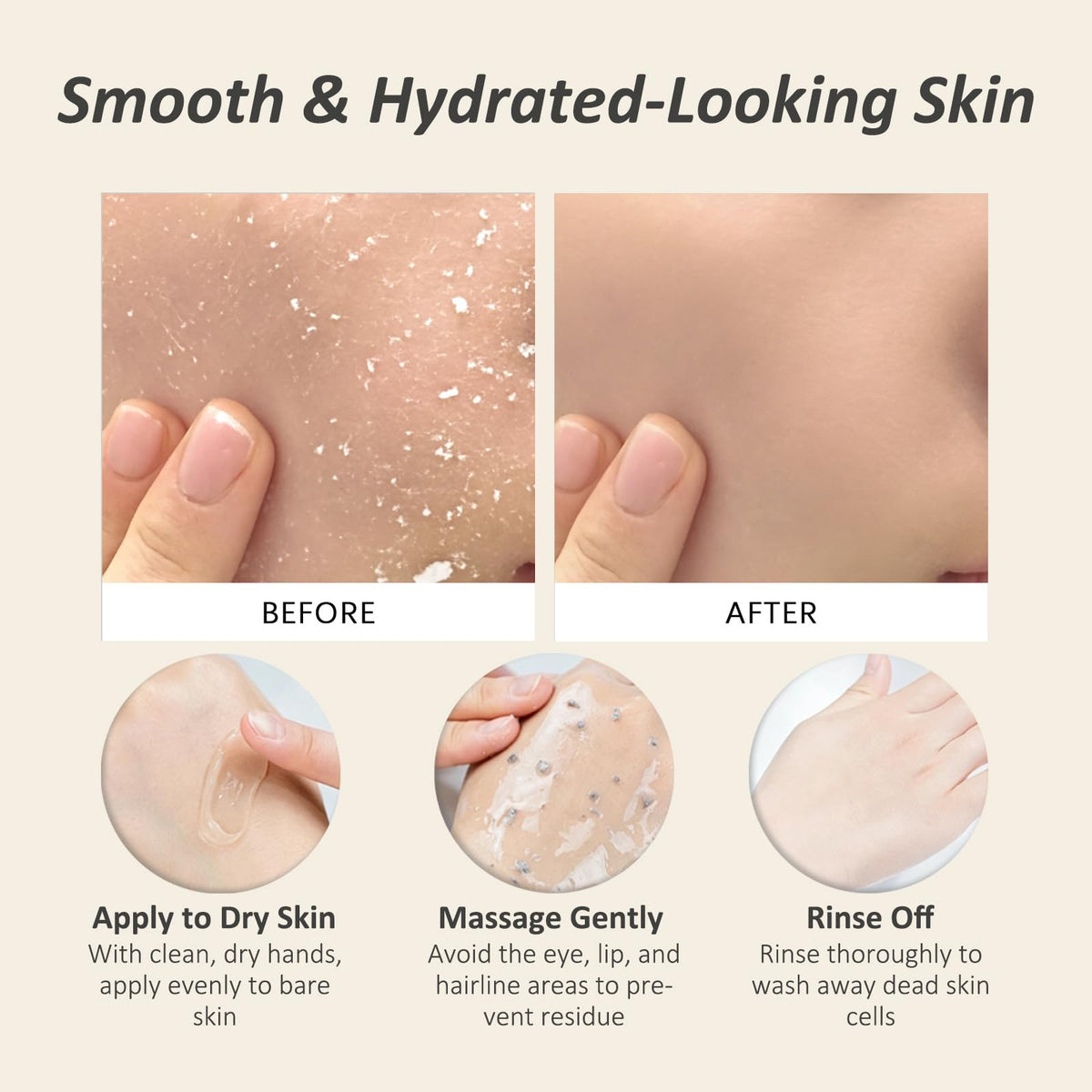 CORACODE application on face with gentle massage to lift impurities