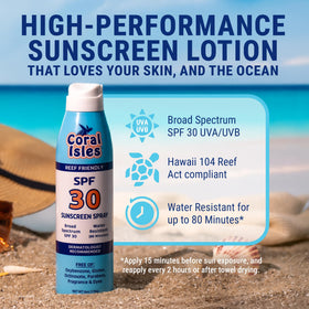 Coral Isles continuous spray nozzle close-up for fast even application