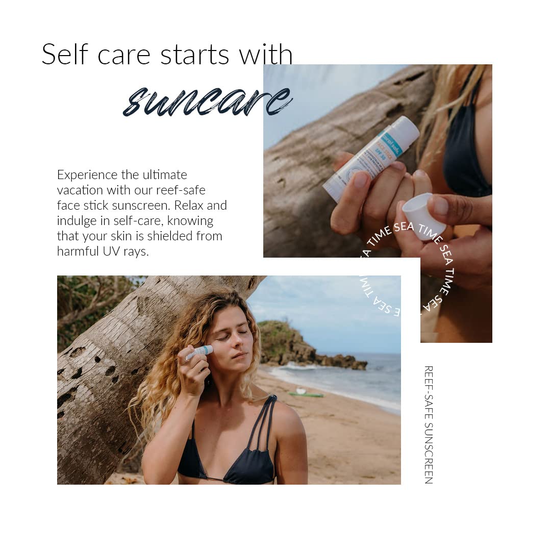 Coral Safe stick on sand near water portraying outdoor, active lifestyle use