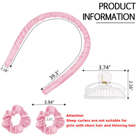 CORATED rounded edge and plush interior detail protecting hair from snagging