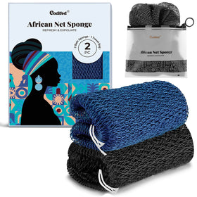 CORATED front packaging showing sponge and benefits for daily exfoliation