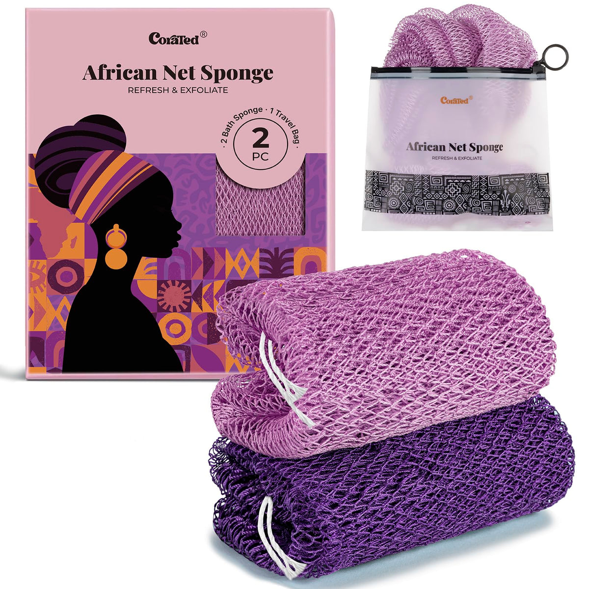 CORATED front packaging showing product and gift-ready presentation for gifting