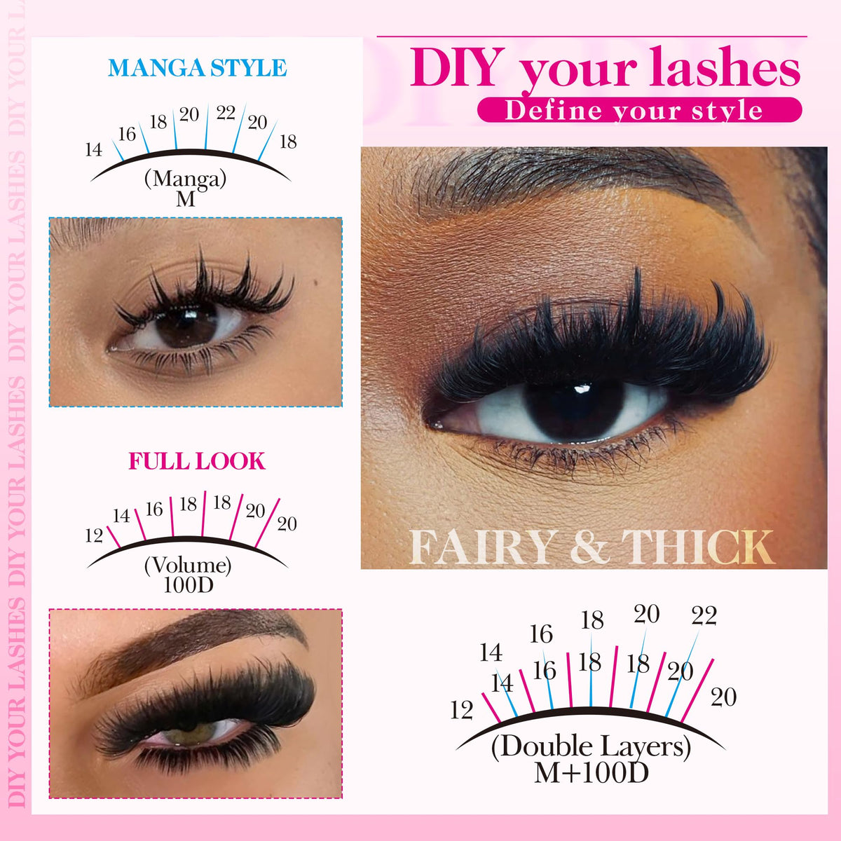 CORUSCATE close-up of lash fiber texture for lightweight volume
