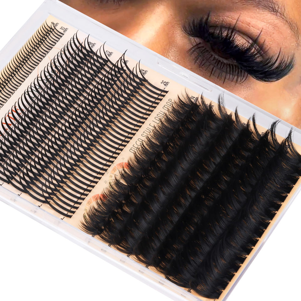 CORUSCATE front tray showing mixed spike and volume clusters for versatile looks