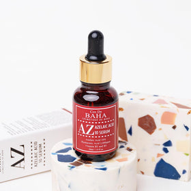 Cos De BAHA bottle close-up with aloe leaf hinting soothing hydration