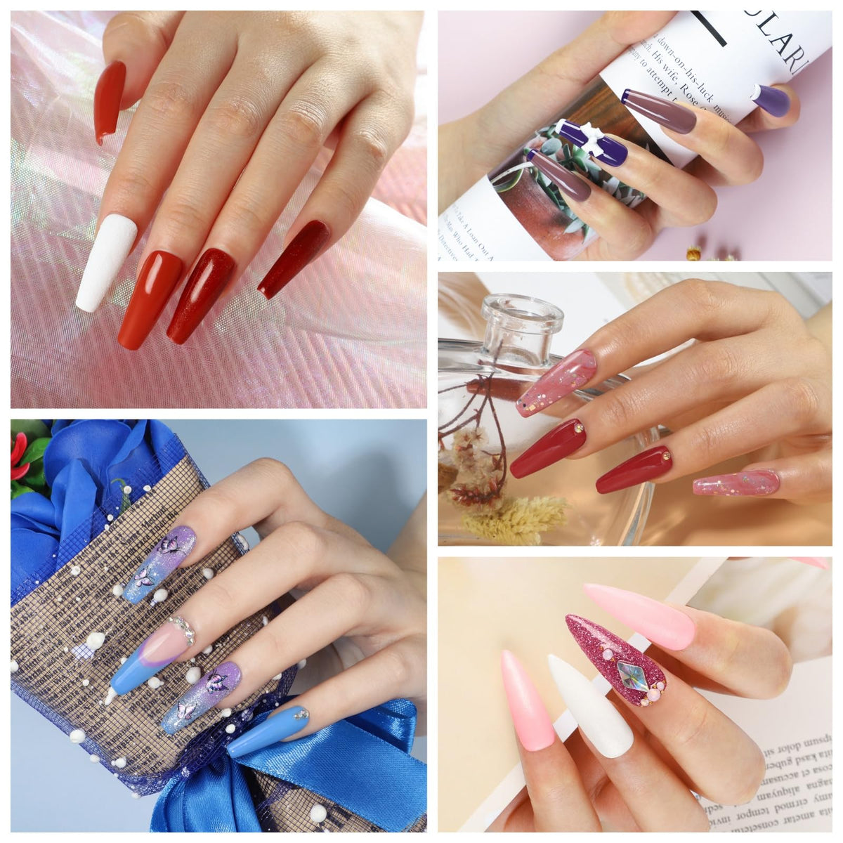 COSCELIA 35 gel polish colors arranged to show palette options and creative possibilities