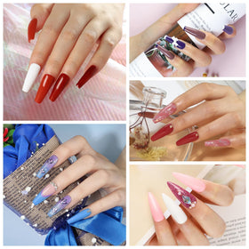 COSCELIA 35 gel polish colors arranged to show palette options and creative possibilities