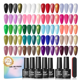 COSCELIA front packaging showing full 25-piece kit and colors for versatile manicures
