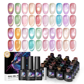 COSCELIA front packaging showing 20 colorful bottles and magnet for easy gifting
