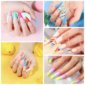 COSCELIA in-use home manicure showing simple application and travel convenience