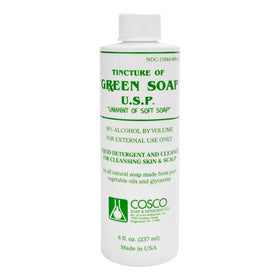 Cosco green soap front label showing 8 fl oz bottle and product name for accurate identification