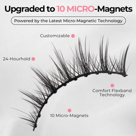 COSDAD applicator with magnetic lashes ready for placement, eases precise application