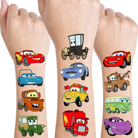 Cosershow close-up of a car tattoo design highlighting color and crisp print detail benefit