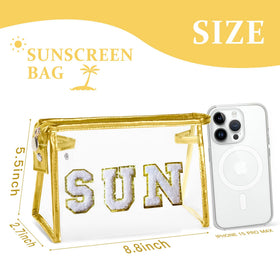 COSHAYSOO chenille SUN letter close-up highlighting trendy texture and style