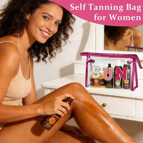 COSHAYSOO lifestyle image at beach showing easy access to sun essentials