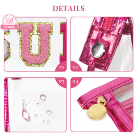 COSHAYSOO golden metal zipper detail for secure waterproof closure